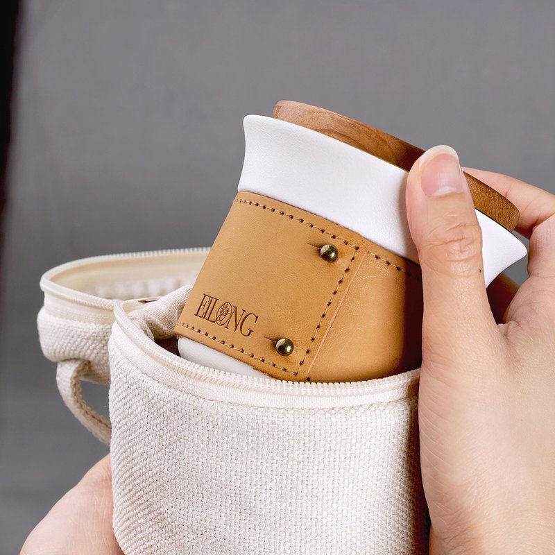 风靡革履双享旅行组(180ml) - 茶具/茶杯 - 陶 多色