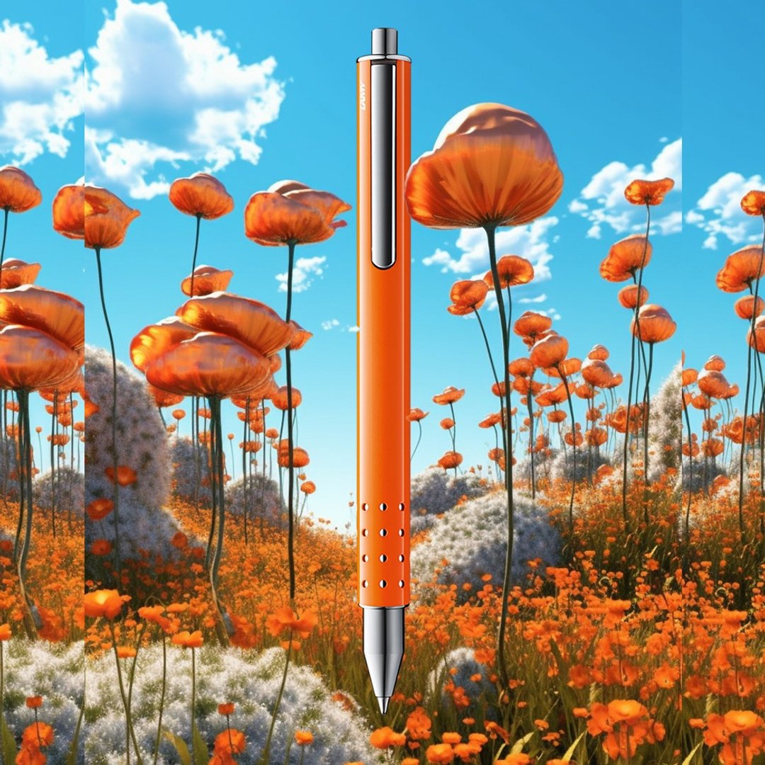LAMY 钢珠笔 / swift 速动系列 - 限量 萤光橘 - 数码小物 - 铝合金 橘色