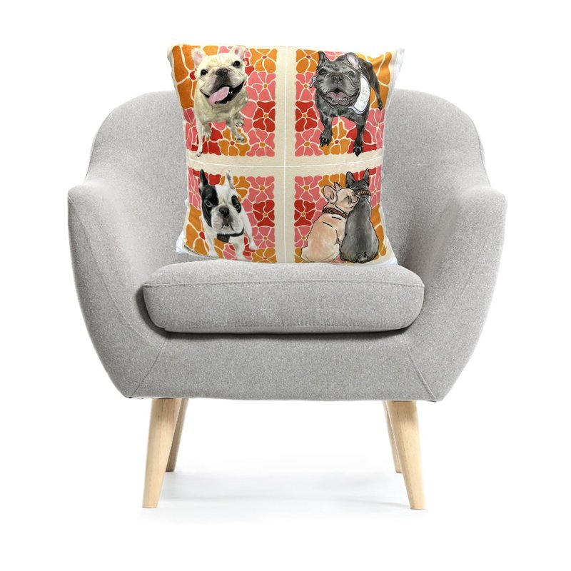 法斗抱枕 40 厘米 - 枕头/抱枕 - 聚酯纤维 