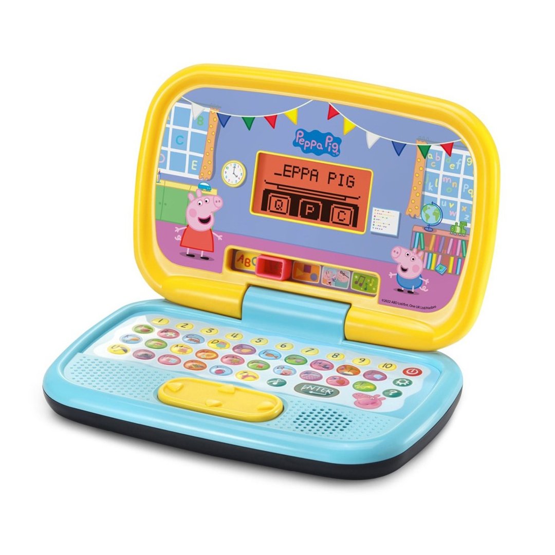 Vtech　粉红猪小妹-交互学习小笔电 - 玩具/玩偶 - 塑料 