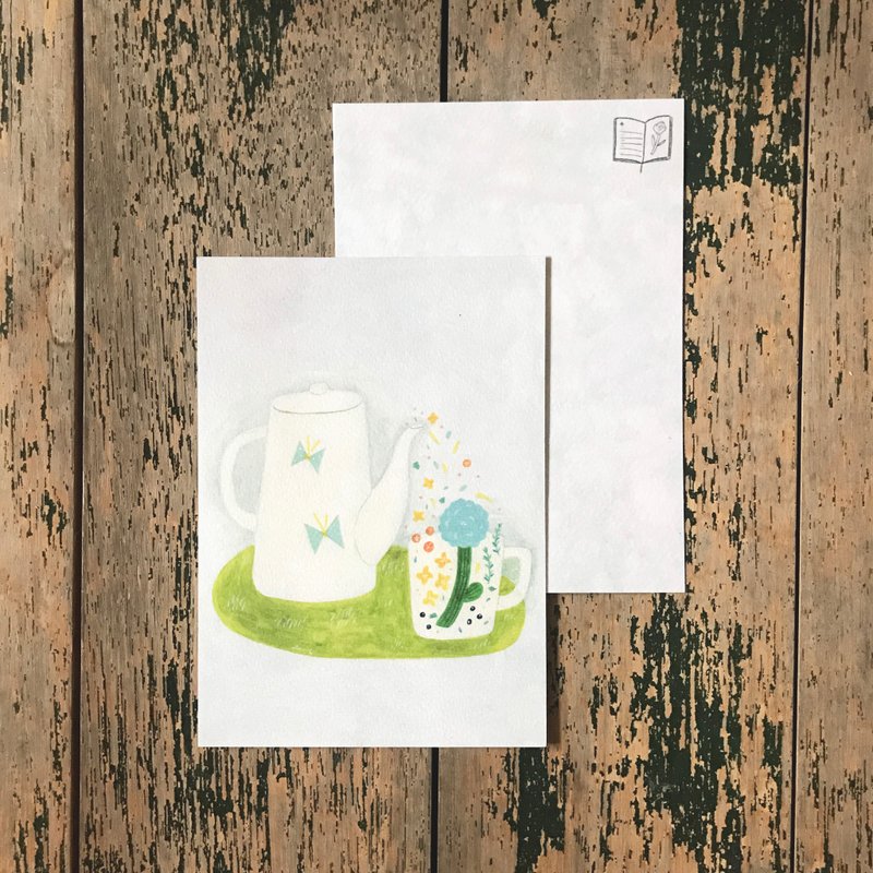 春日下午茶 spring afternoon - 明信片 - 卡片/明信片 - 纸 