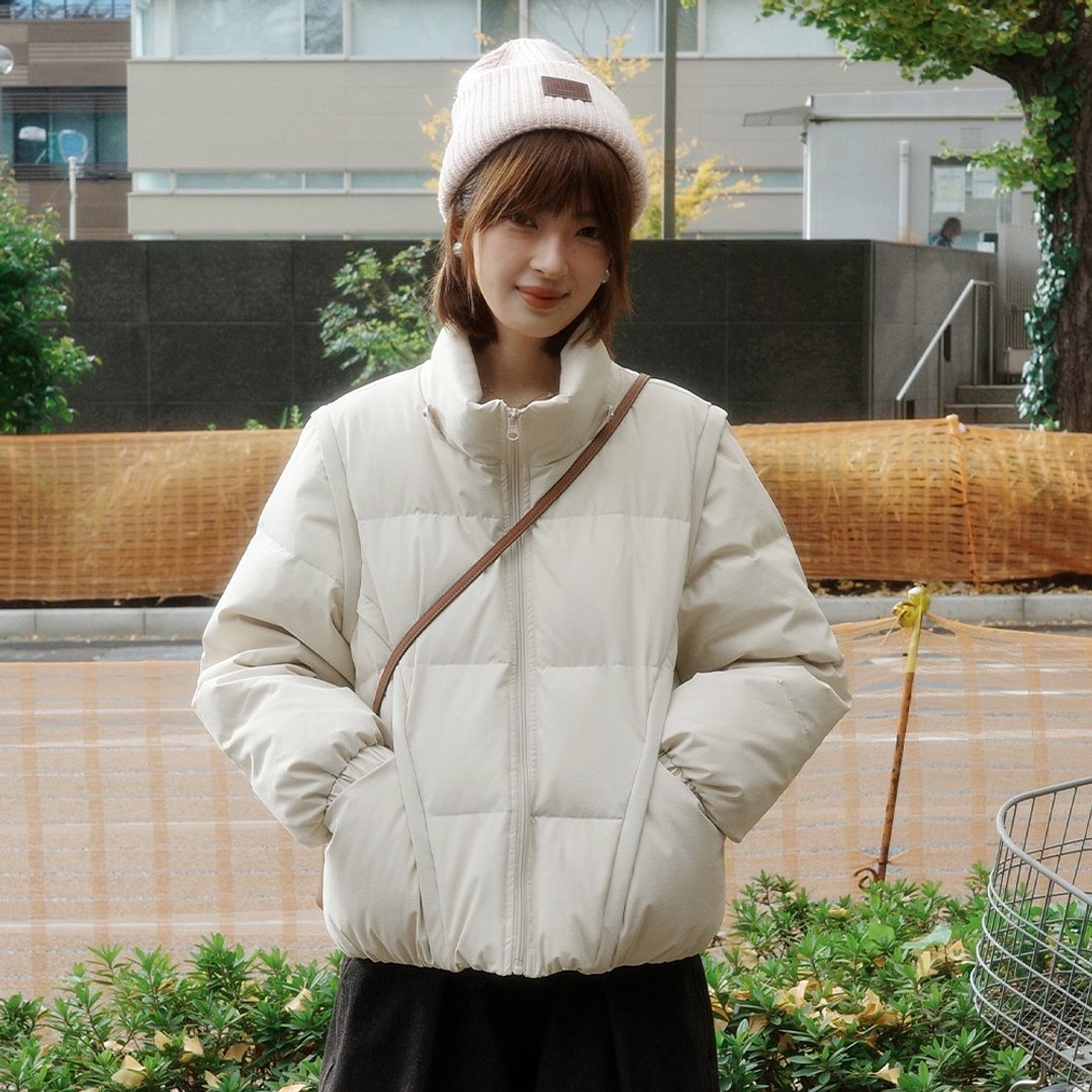 可拆卸两穿羽绒服|外套|三色|冬款|Sora-1986 - 女装休闲/机能外套 - 其他人造纤维 多色
