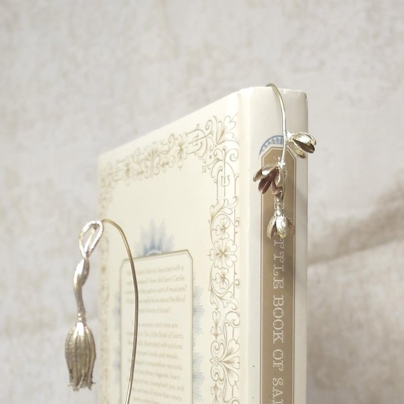 眠垂植物书签座 - 书签 - 铜/黄铜 