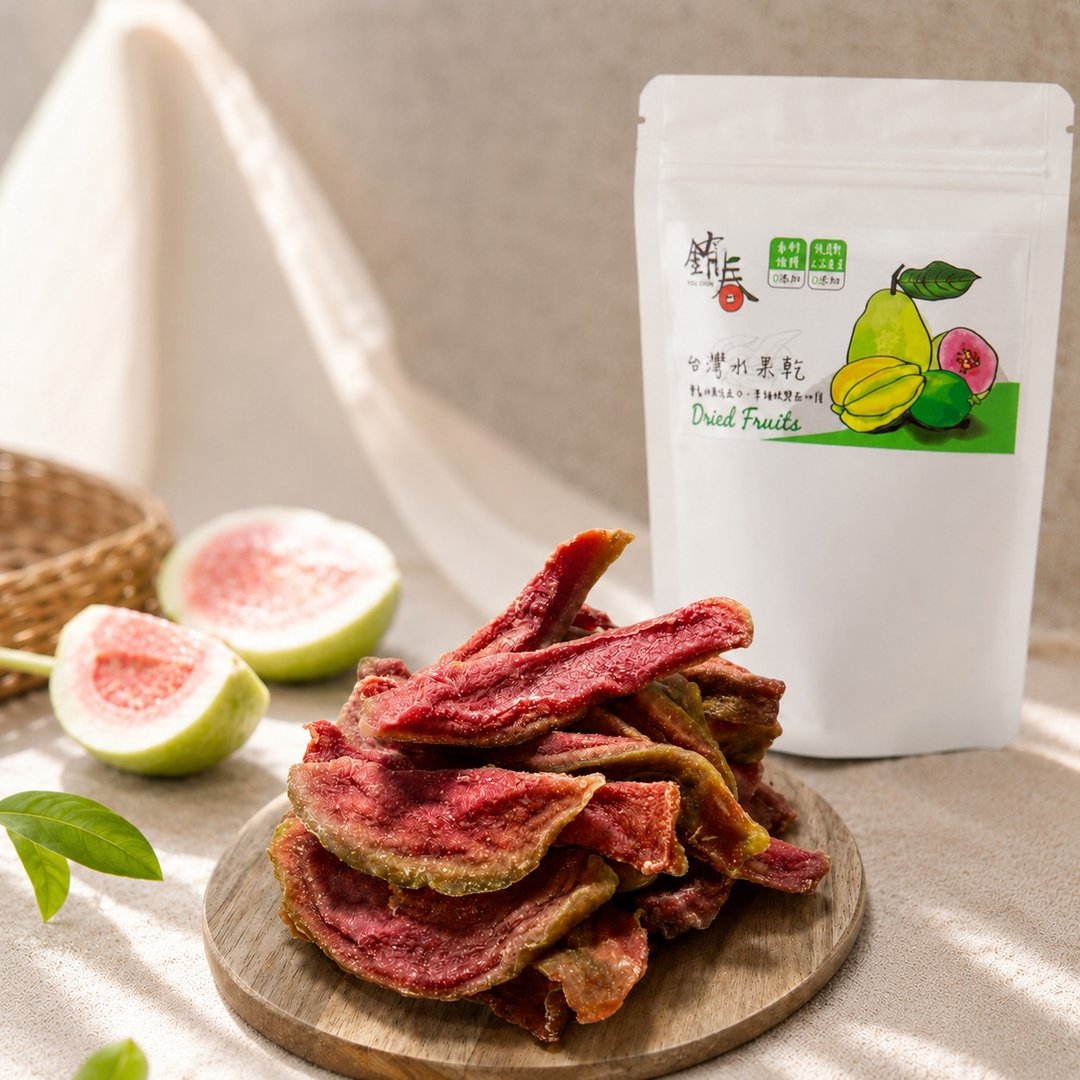 台湾红心芭乐干 酸甜 Q 弹果干 - 水果干 - 其他材质 红色