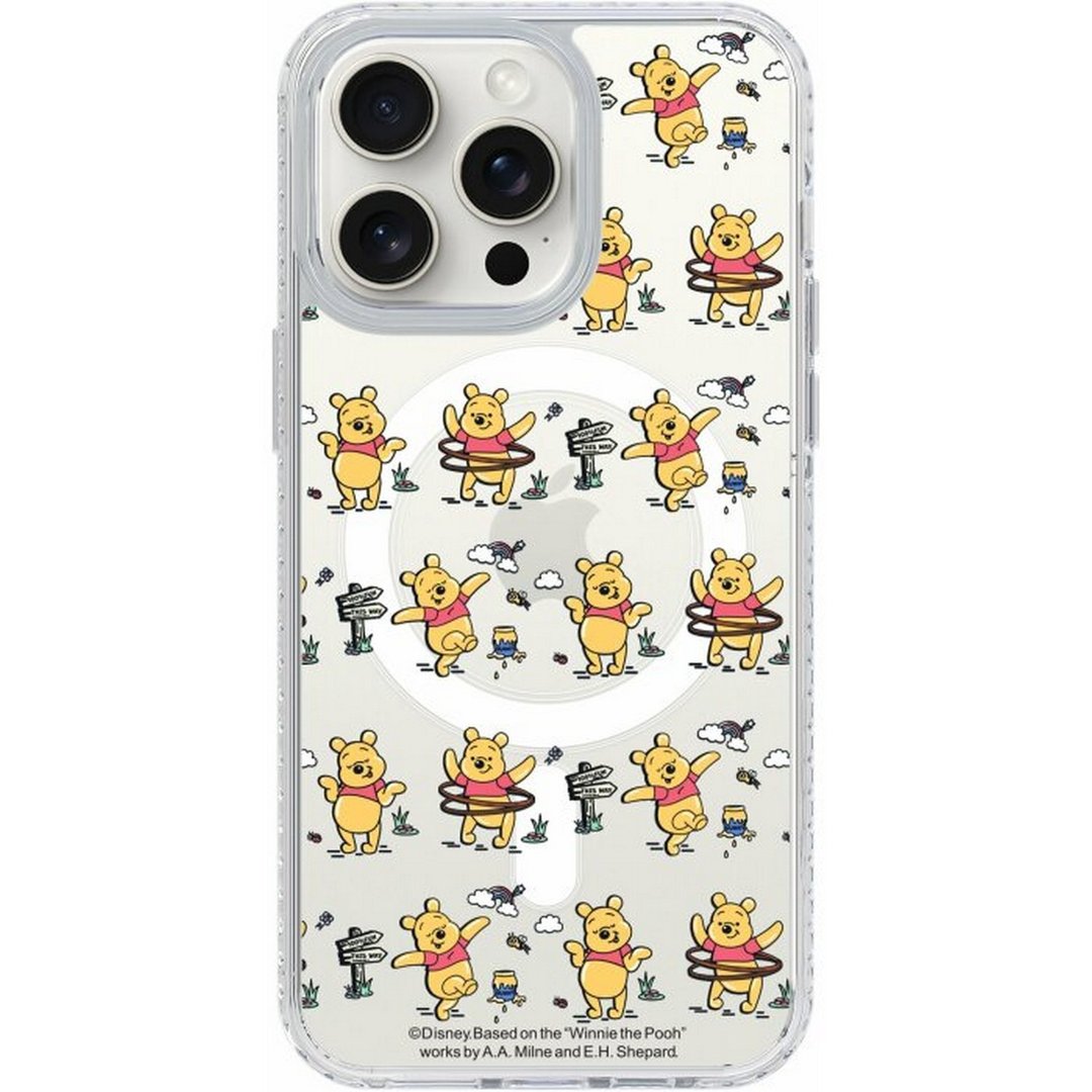 迪士尼小熊维尼 iPhone16 Samsung S25 气垫防摔标准镜面手机壳 - 手机壳/手机套 - 塑料 多色