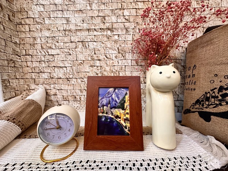 意树学院－原创油画相框 布拉格小镇 - 画框/相框 - 木头 多色