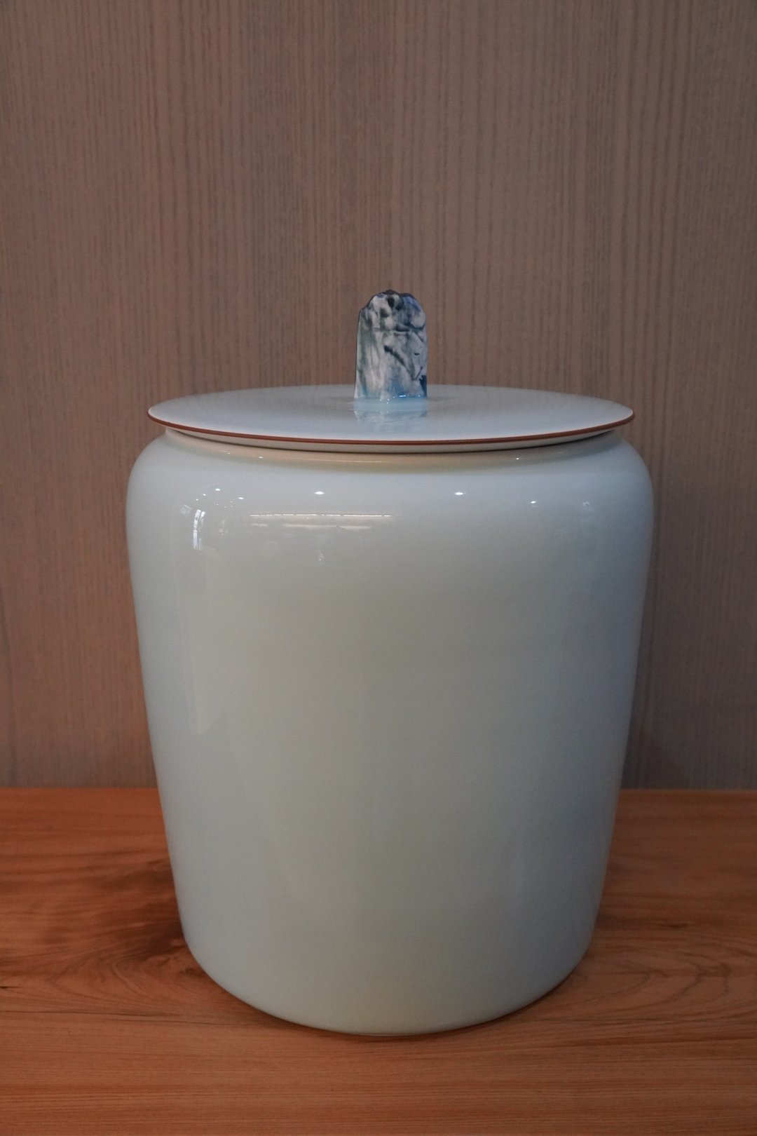 观与藏系列 - 影青湖石大茶仓 - 茶具/茶杯 - 陶 蓝色