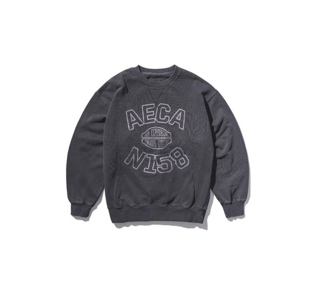 AECA Classic Symbol Sweat Shirts大学卫衣 - 男装外套 - 其他材质 黑色