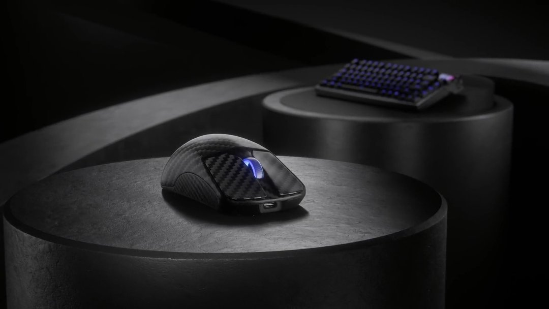 ASUS 华硕 ROG Harpe Ace Extreme 无线鼠标 - 电脑配件 - 碳纤维 
