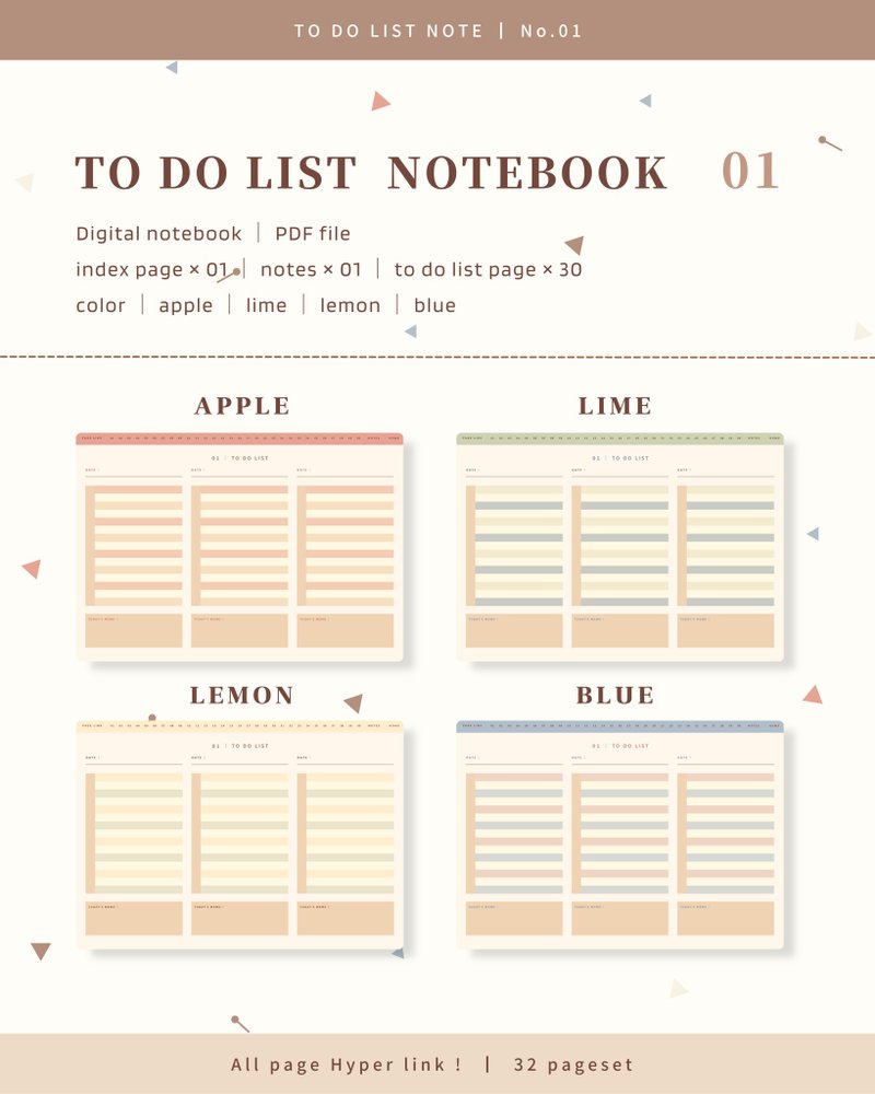[ TODOLIST NOTEBOOK / No.1 ] Digital Notebook / Template - 其他数码商品 - 其他材质 