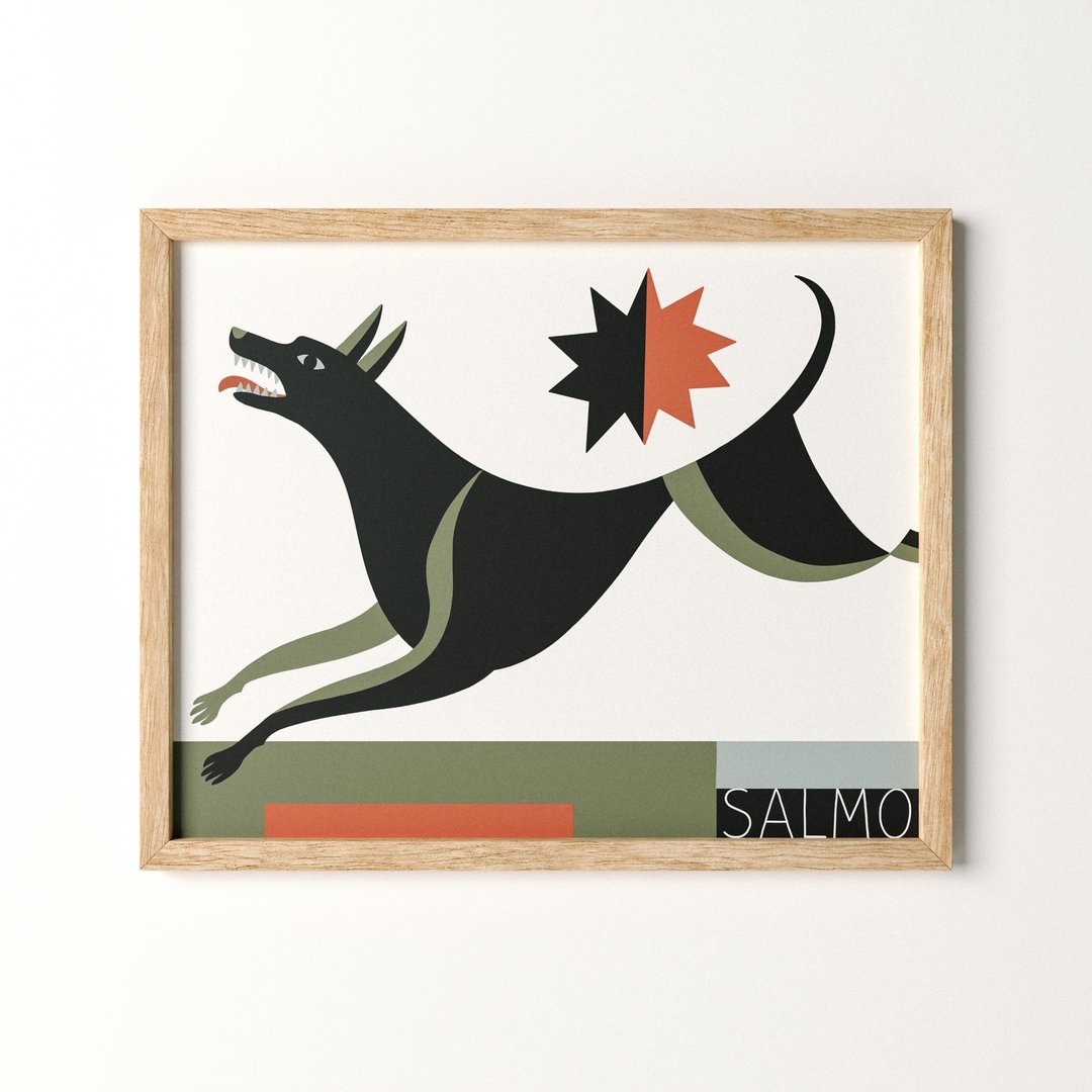 The Black Dog 黑狗 - 印刷画/挂画/海报 - 海报/装饰画/版画 - 纸 黑色