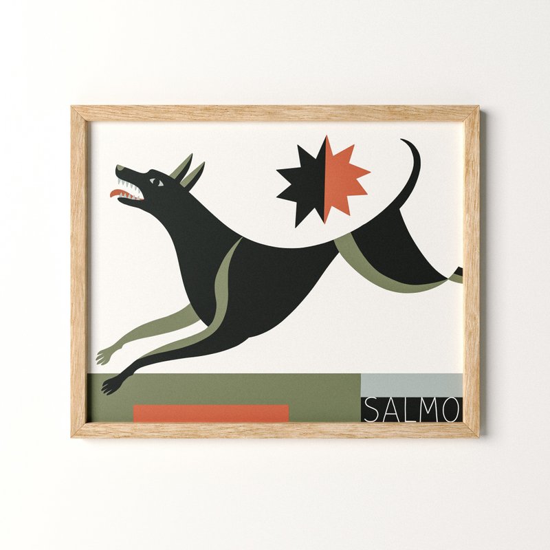 The Black Dog 黑狗 - 印刷画/挂画/海报 - 海报/装饰画/版画 - 纸 黑色