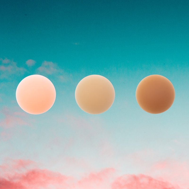 bVranilla 用胶水封闭塞子，医用级（尺寸 7 厘米），全彩色塞子。 - 女士内衣裤 - 硅胶 卡其色