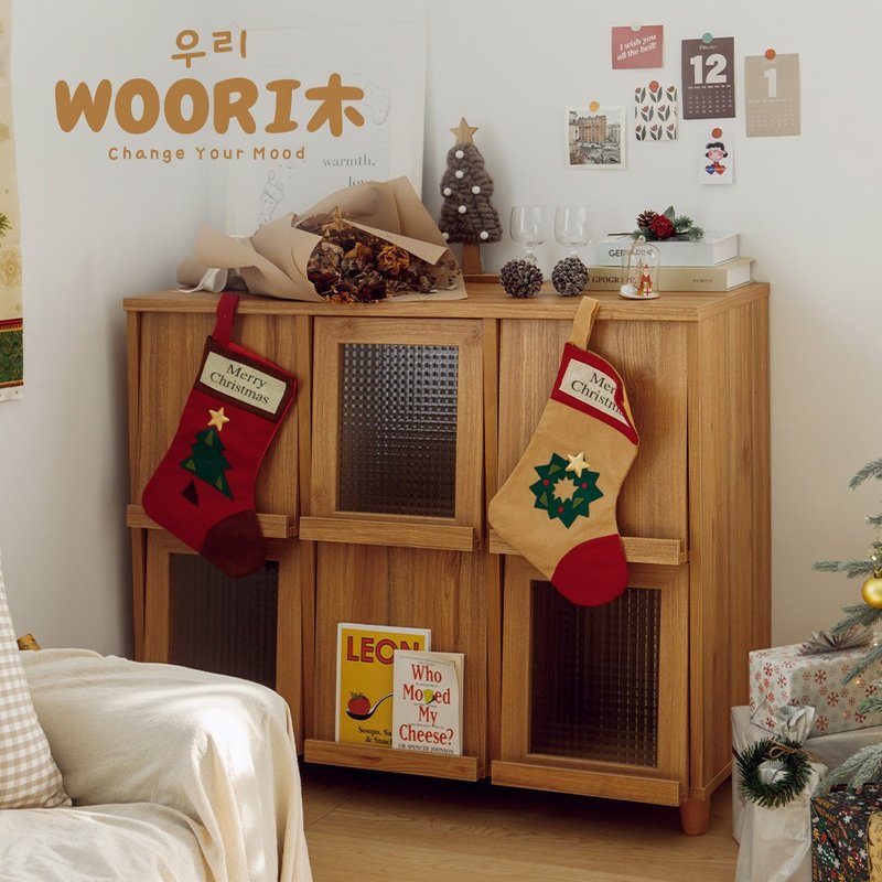 WOORI木 六门书报收纳柜 - 书架/书挡 - 其他材质 