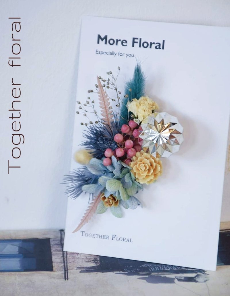 手工果实永生干燥花圣诞卡片 - 干燥花/捧花 - 植物．花 