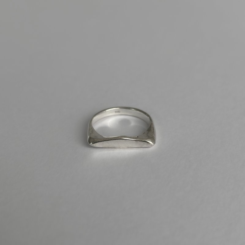 戒指 925纯银 arch ring01 - 戒指 - 其他金属 