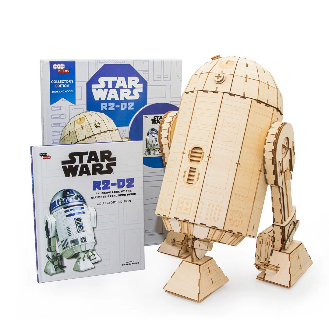 Incredibuilds 3D 木拼图 - 星球大战: 18寸 R2D2珍藏版 - 拼图 - 木头 卡其色