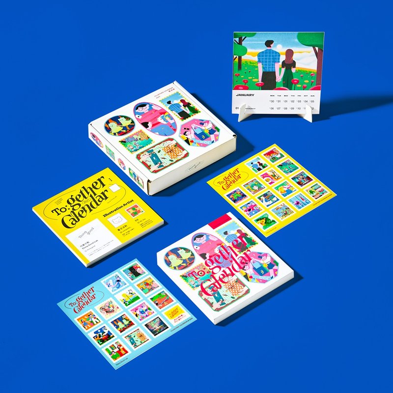To : gether Calendar 2025 双周历 - 年历/台历 - 纸 多色