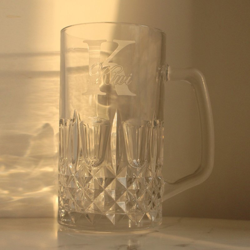 个人 生日礼物| 【定制】1L扎啤英雄杯 - 酒杯/酒器 - 玻璃 