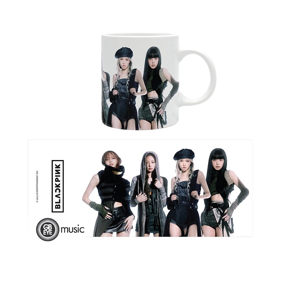 【BLACKPINK】Born Pink 英国进口马克杯 - 咖啡杯/马克杯 - 陶 白色