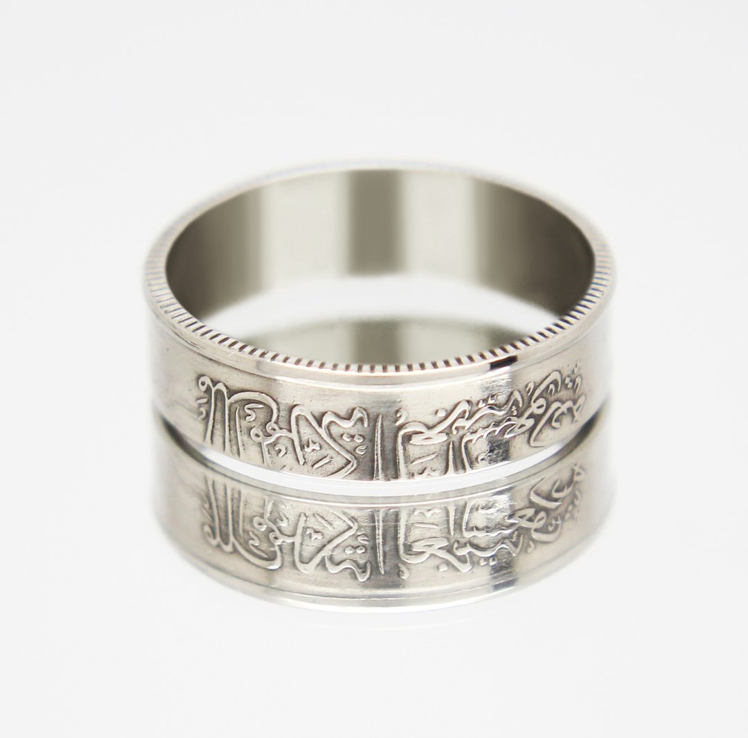 Saudi Arabia Coin Ring 50 halals 2016 coin rings for men coin rings for women - 戒指 - 其他金属 