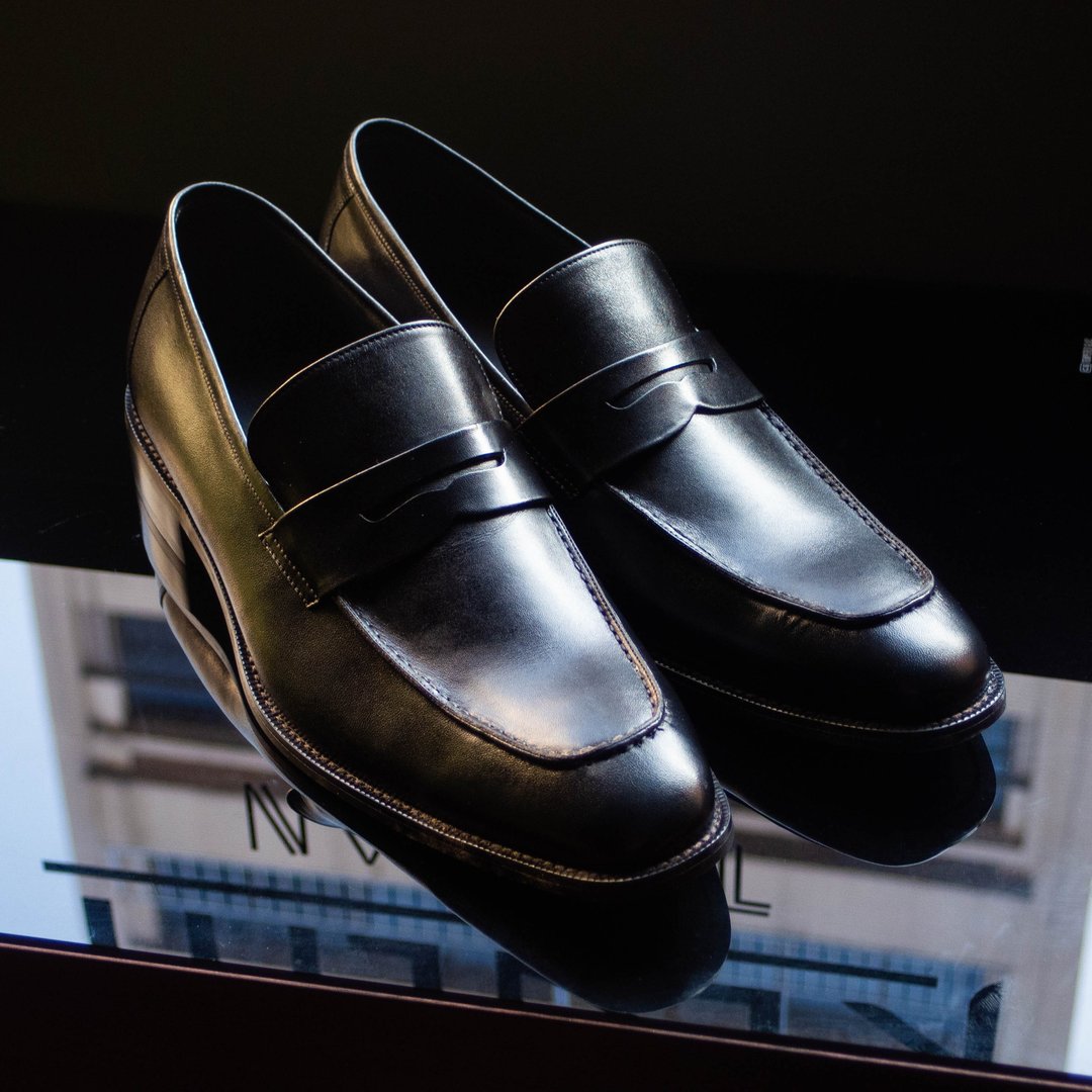 REGENT 典雅绅士乐福鞋-黑/ Penny Loafer -Black - 男款皮鞋 - 真皮 黑色