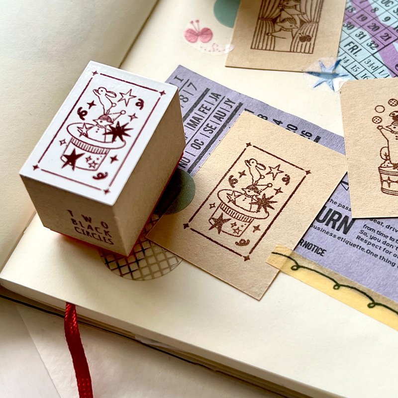 【小小舞台】魔法师的帽子 印章 - 印章/印台 - 塑料 