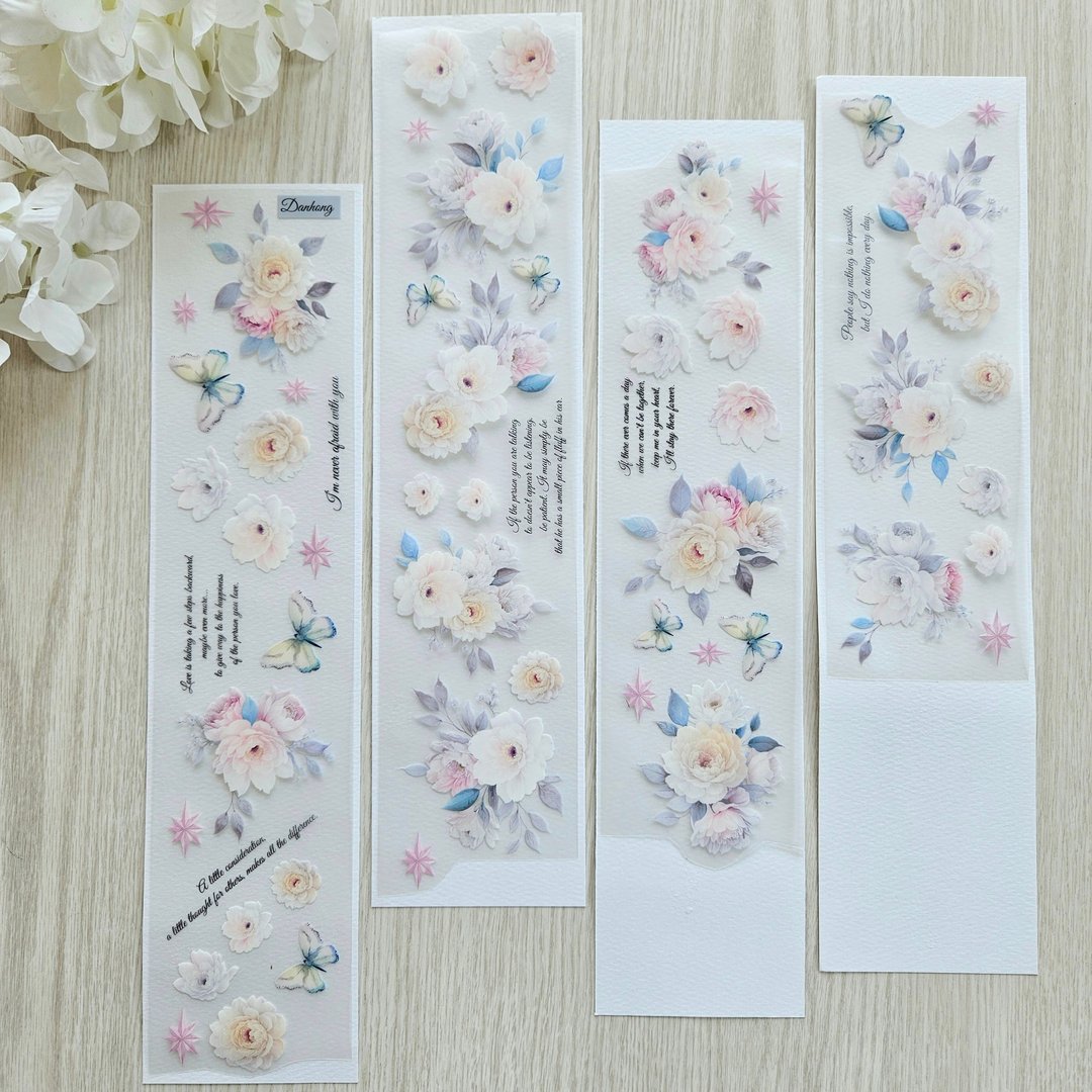 和纸胶带_花朵_初恋 - 贴纸 - 塑料 