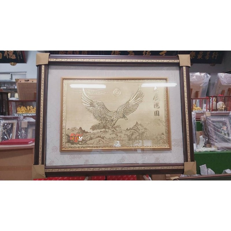 匾额 大展鸿图 开幕礼物 升迁贺礼 乔迁送礼 退伍礼品 谢师礼物 - 其他 - 其他材质 金色