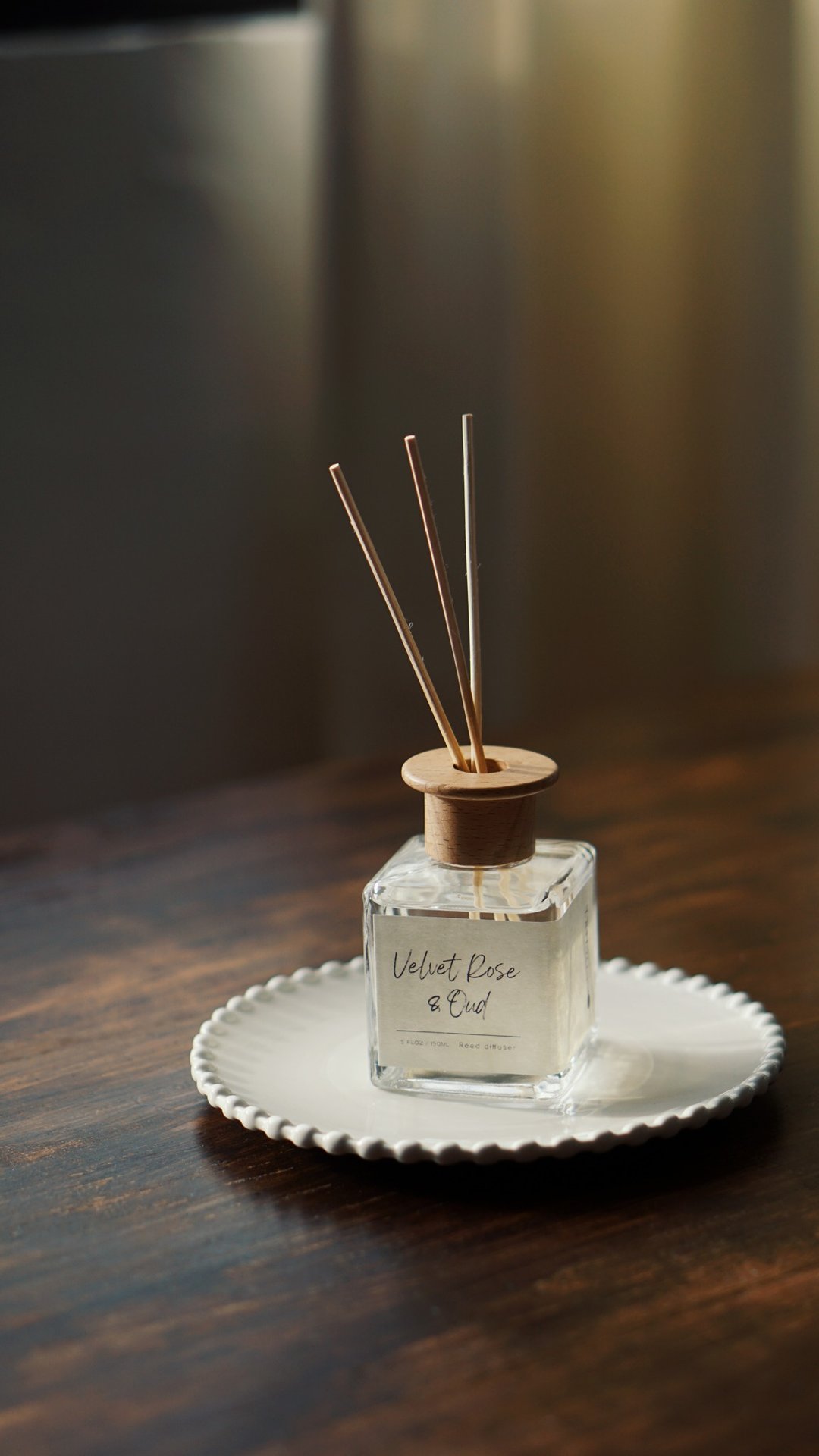 【玫瑰与乌木 Velvet Rose &amp; Oud】 藤枝香薰 150ML - 香薰/精油/线香 - 其他材质 