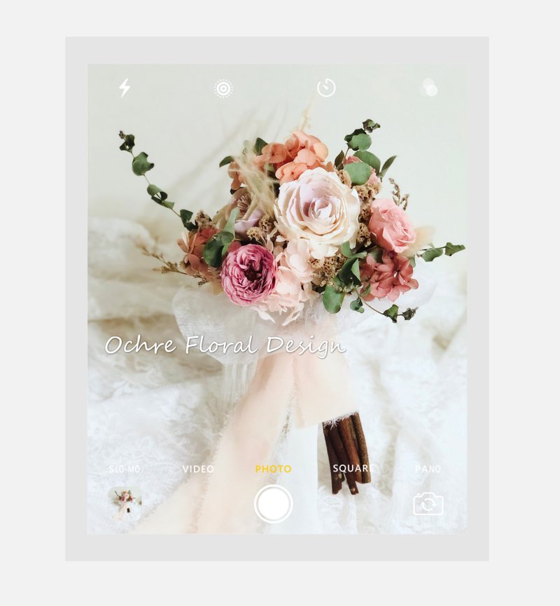 Ochre 新娘捧花 韩式捧花 求婚 婚纱 - 干燥花/捧花 - 植物．花 粉红色