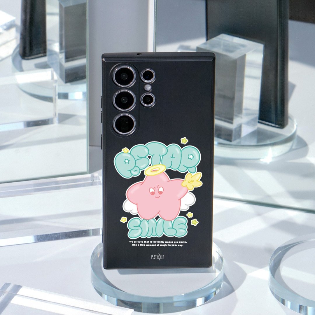 P.STAR天使小星星纯色硅胶SAMSUNG手机壳 - 手机壳/手机套 - 塑料 多色
