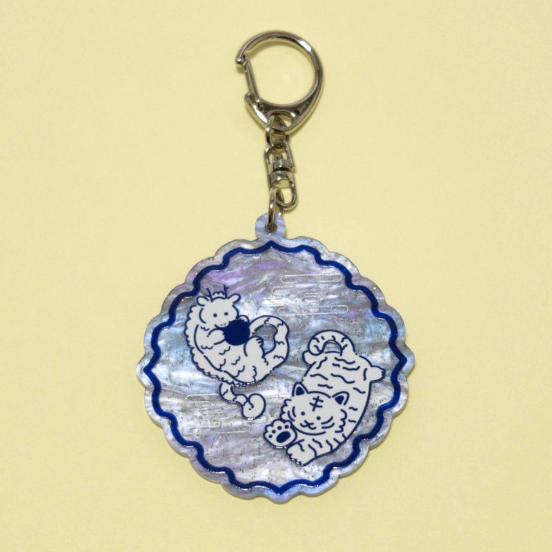 [Ryuko] 虎与龙 [钥匙圈] - 钥匙链/钥匙包 - 压克力 蓝色