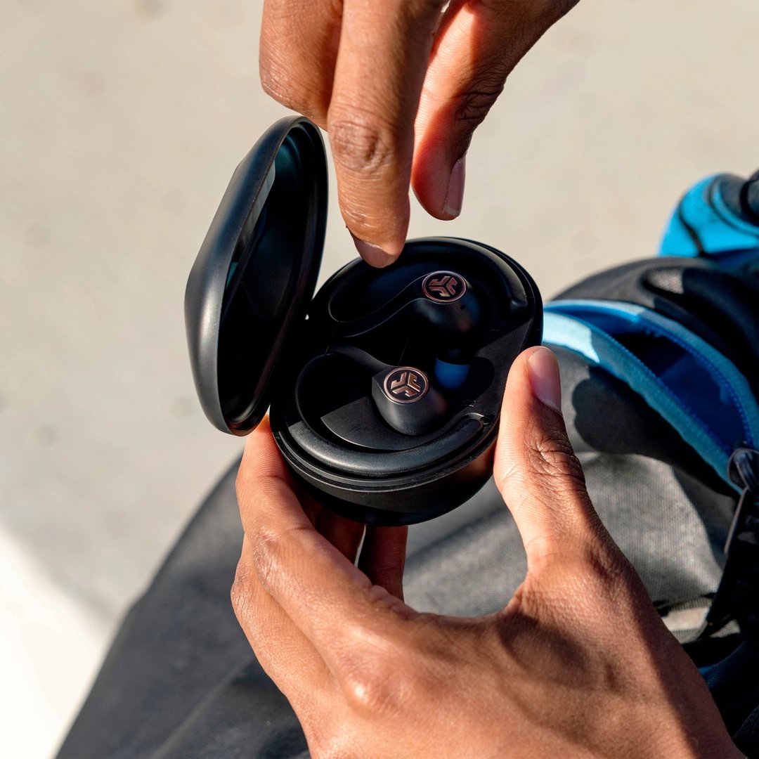 【JLab】 JBuds Air Sport 真无线蓝牙耳机-黑色 - 耳机 - 塑料 