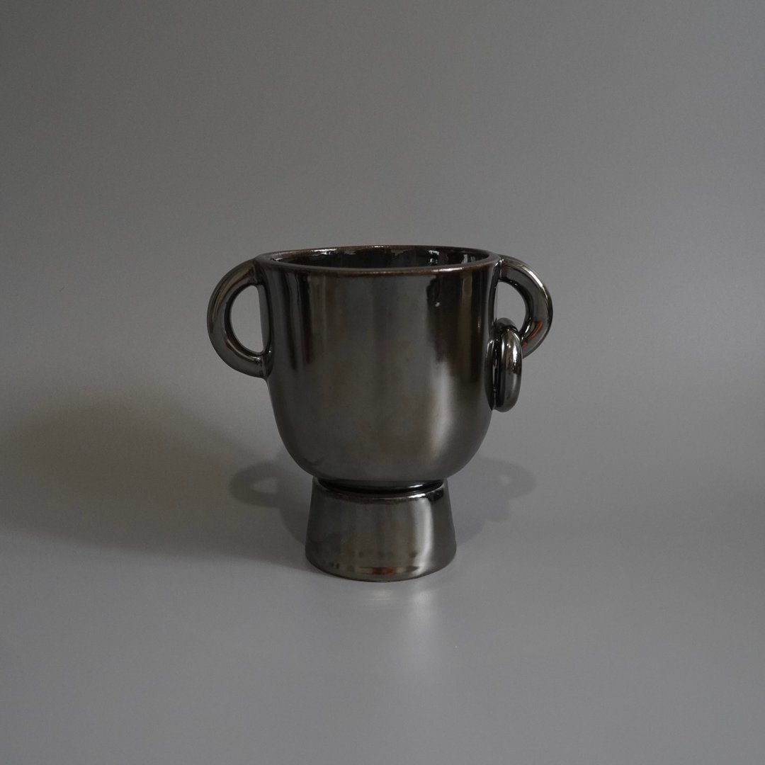 花盆 / Plant pot - 花瓶/陶器 - 陶 银色