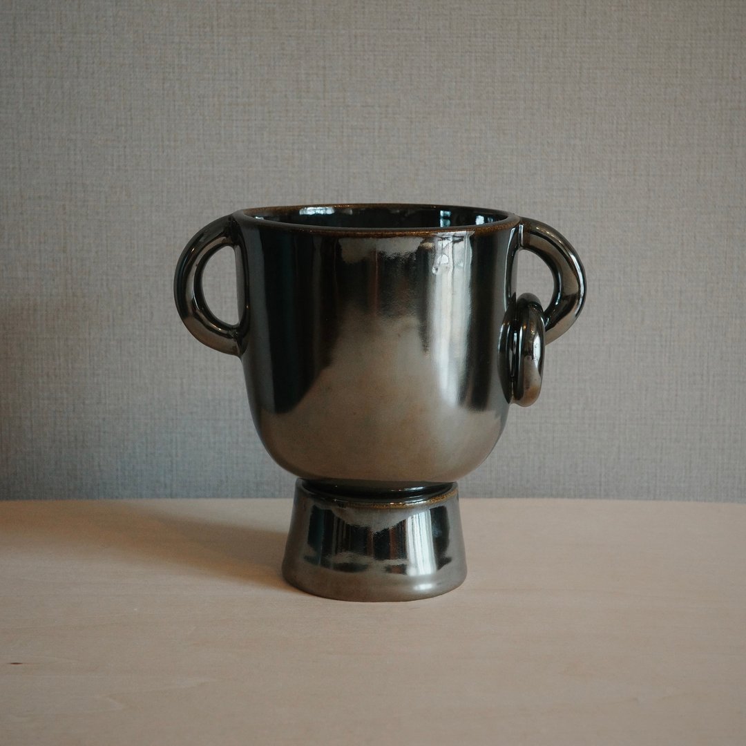 花盆 / Plant pot - 花瓶/陶器 - 陶 银色