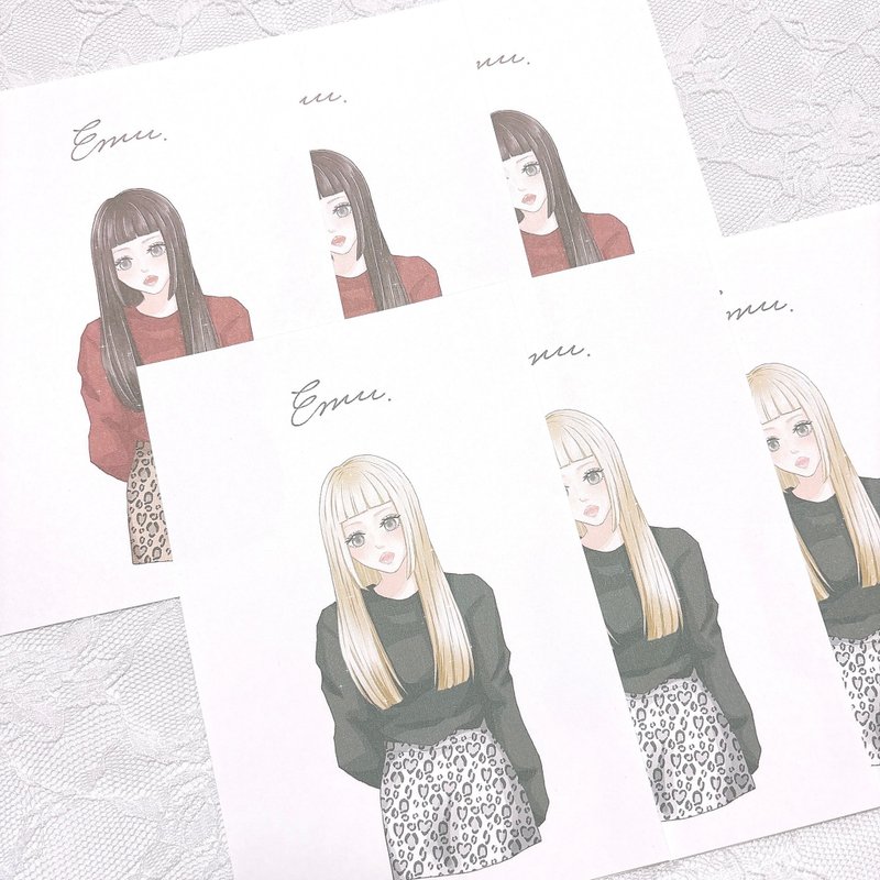 女孩款 -A06- - 其他 - 纸 多色