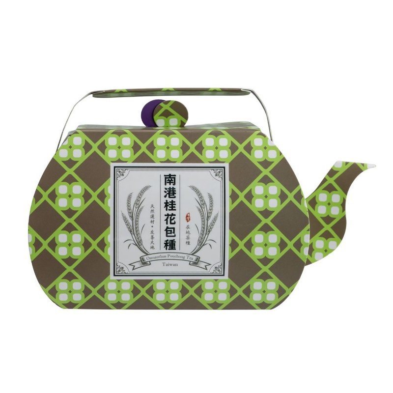 六福庄x六福村  茶壶造型南港桂花包种茶礼盒 官方直营 礼盒系列 - 茶 - 纸 红色