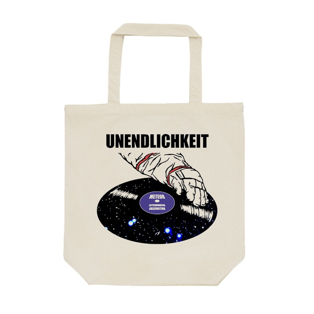 tote bag / Scratch the galaxy - 手提包/手提袋 - 棉 卡其色