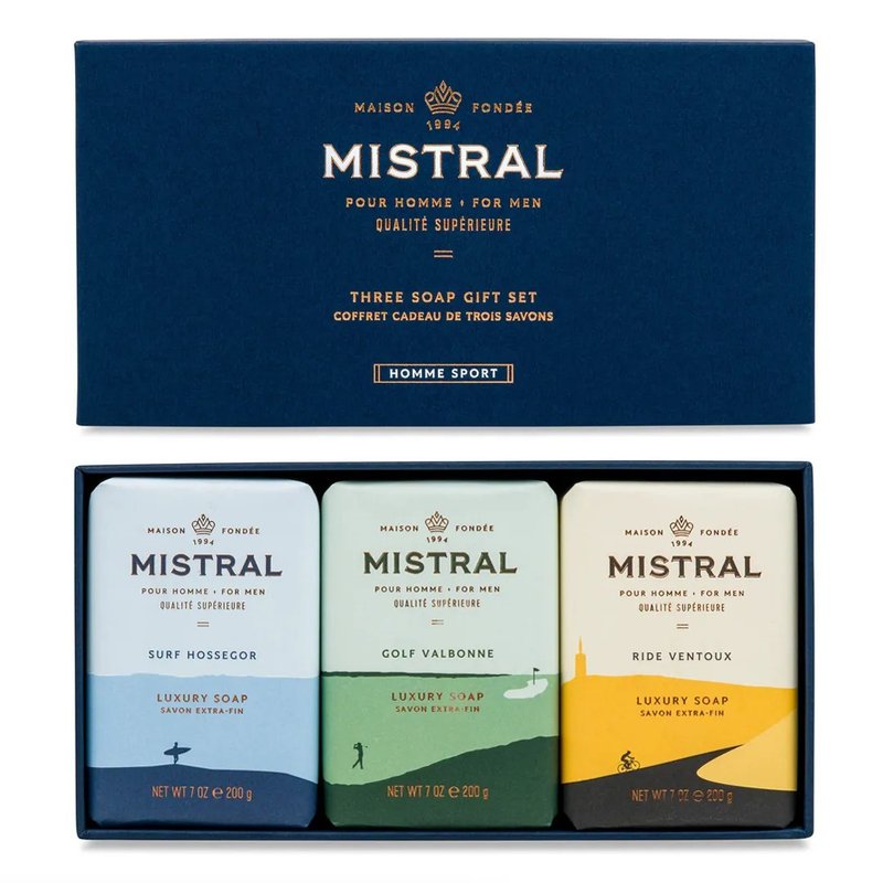 Mistral 顶级奢华香水皂 三入礼盒 / 香氛皂 沐浴香皂 香水肥皂 - 肥皂/手工皂 - 其他材质 