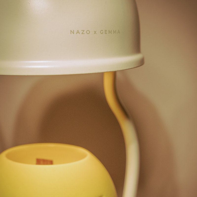 【限定礼盒】NAZOxGEMMA吴映洁 暖心融蜡礼盒∣ 蜡烛&融烛灯 - 香水/香膏 - 不锈钢 白色