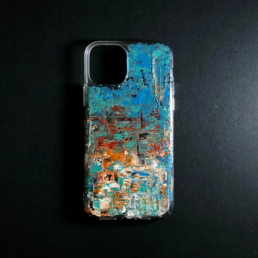 Acrylic 手绘抽象艺术手机壳 | iPhone 11 Pro |  Atlas - 手机壳/手机套 - 压克力 多色