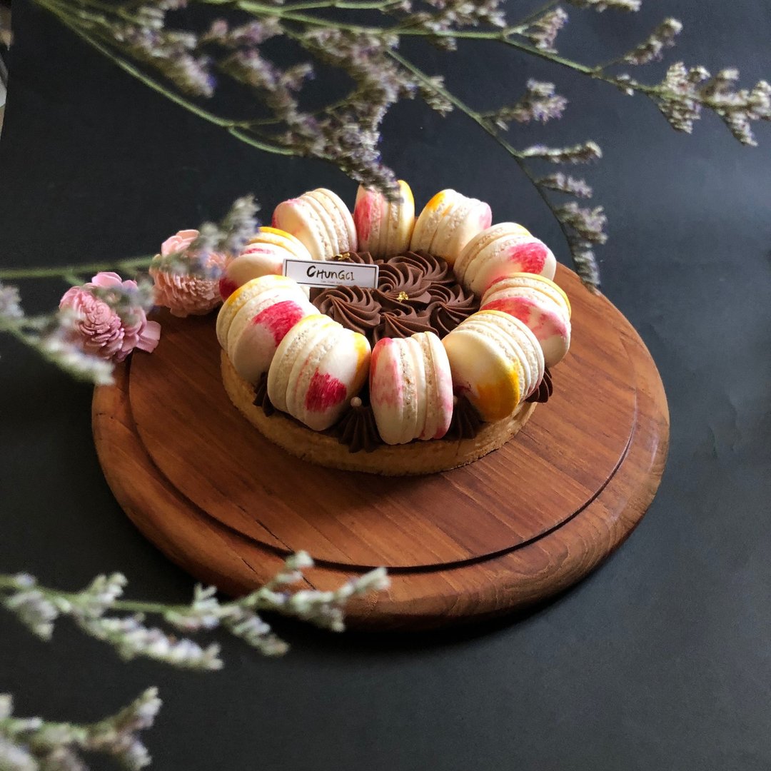 【Chungci Bakery】胭脂马卡龙巧克力塔 - 蛋糕/甜点 - 新鲜食材 