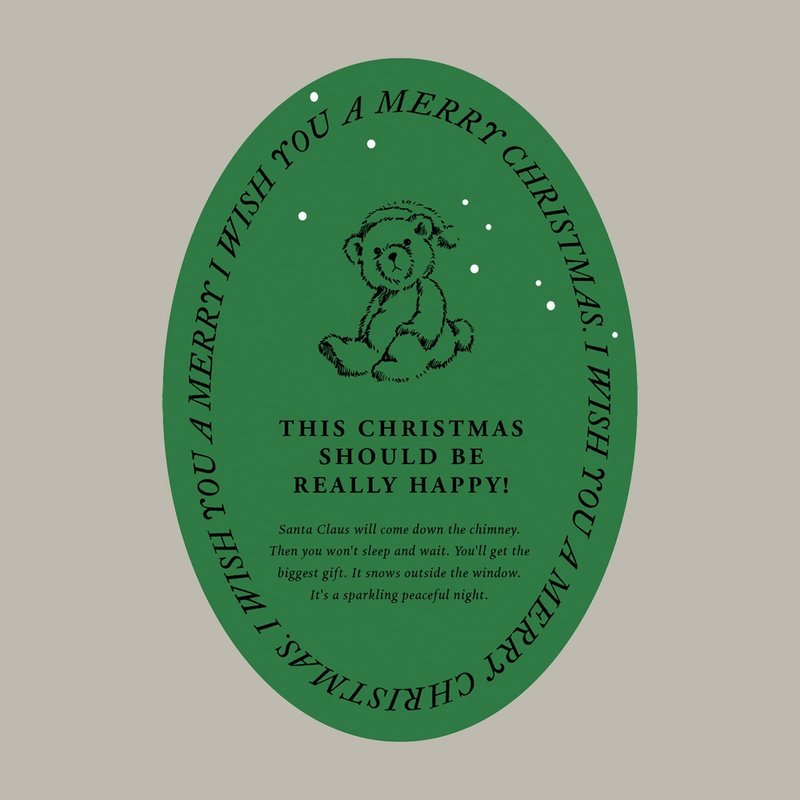 圣诞贴纸 圣诞包装 冬季雪景 (50张) - 贴纸 - 纸 