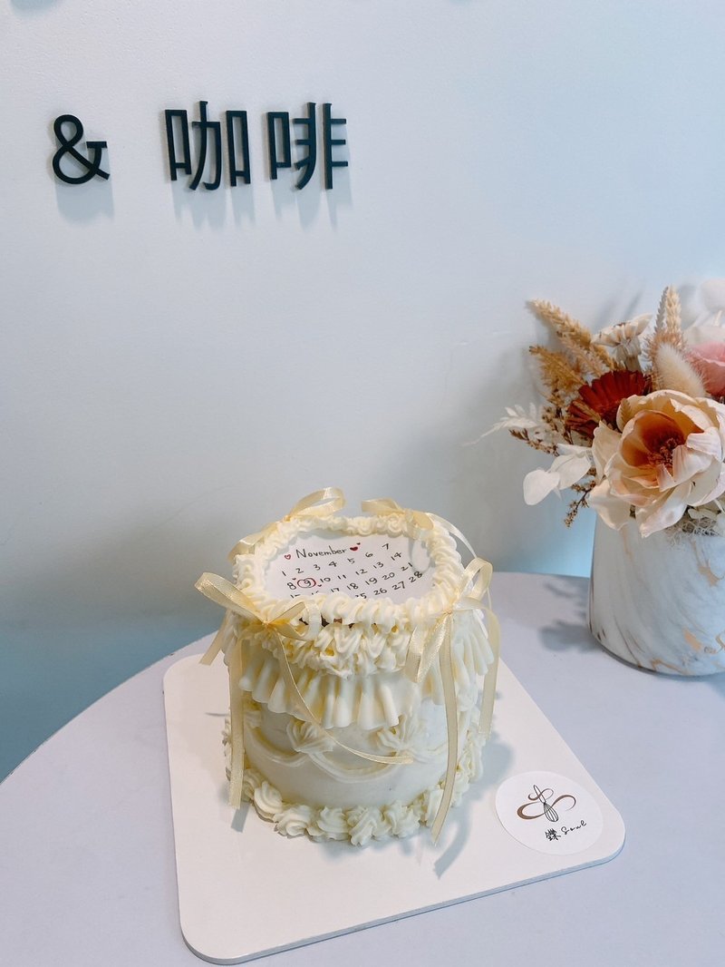 古典风燃烧蛋糕 精致蛋糕 鲜奶油挤花 可加缎带 铄甜点 可宅配 - 蛋糕/甜点 - 新鲜食材 