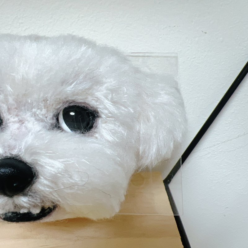 拟真宠物肖像羊毛毡(植毛款) - 编织/刺绣/羊毛毡/裁缝 - 羊毛 