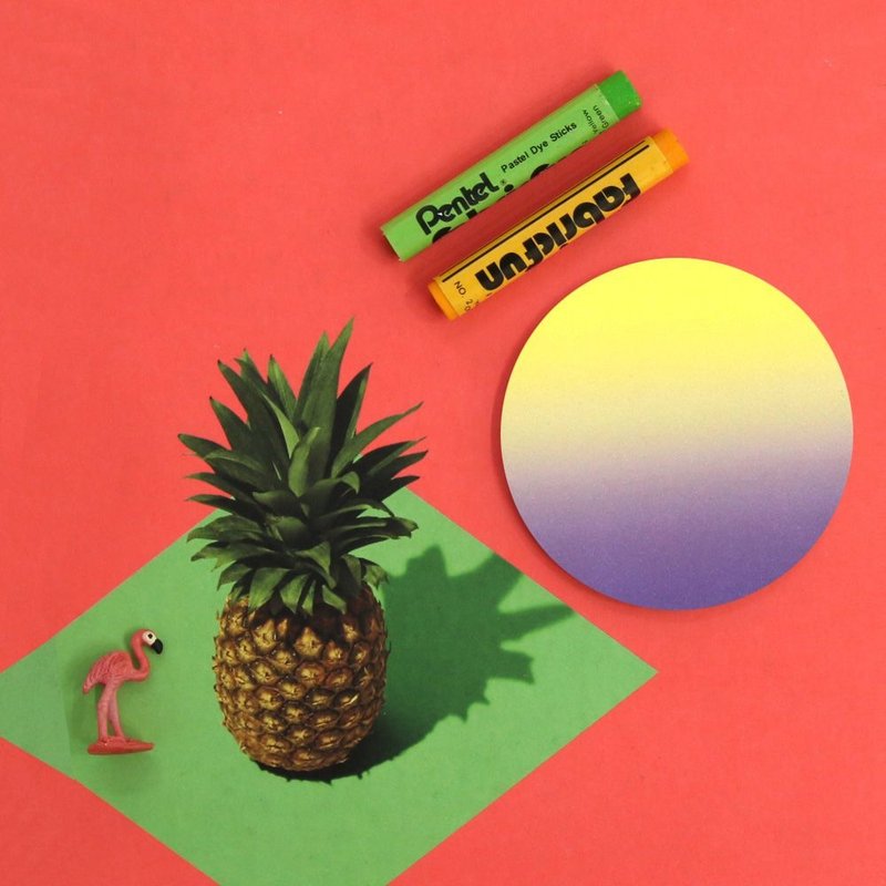 Second Mansion 大自然星球圆形便利贴-08 早晨曙光,PLD63894 - 便条纸/标签贴 - 纸 紫色