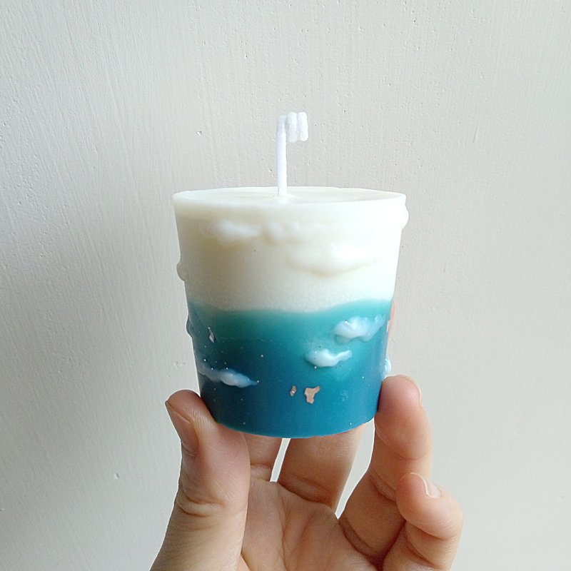 深山浮云 - 清晨山谷 大豆蜡烛 | 柠檬 青苹果 | 婚礼小物 - 蜡烛/烛台 - 蜡 绿色