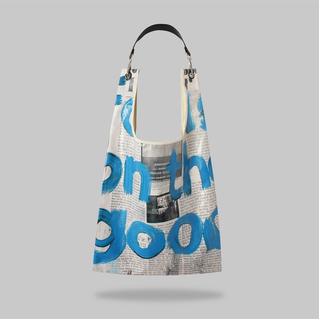 FOCUS 可拆卸真皮背带Toby Bag - 侧背包/斜挎包 - 尼龙 白色