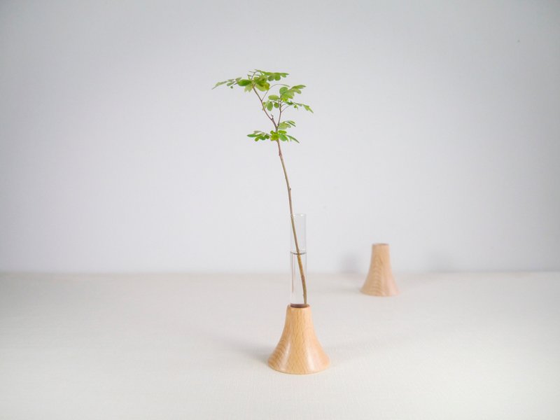 木制试管花器 - 植栽/盆栽 - 木头 多色